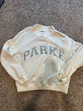 PARKE Cream Crewneck Sweatshirt